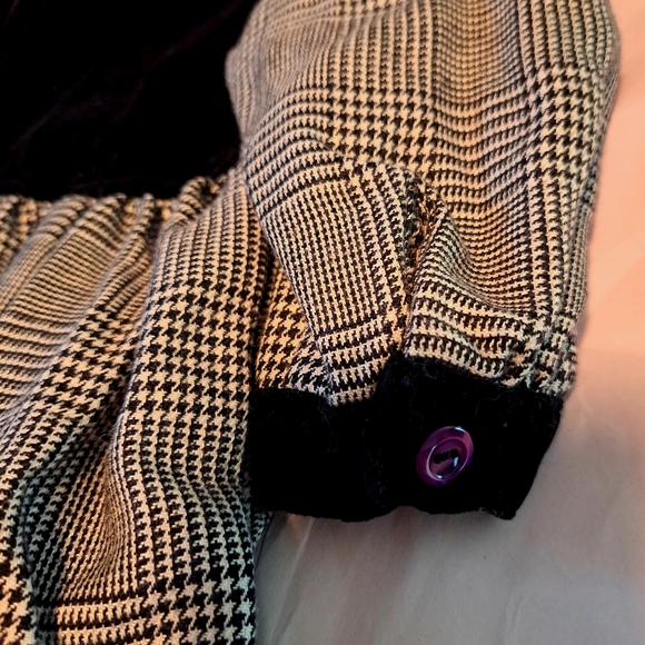 The Children's Place Black and White Checkered Baby Dress - Picture 4 of 5